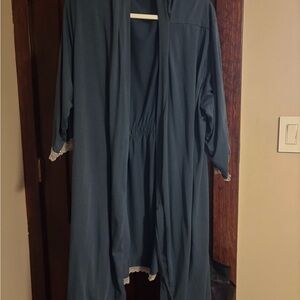 Blue Women's Robe